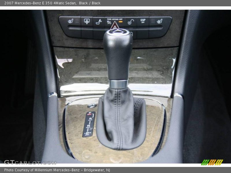 Black / Black 2007 Mercedes-Benz E 350 4Matic Sedan