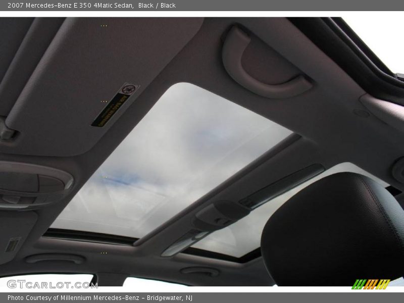 Black / Black 2007 Mercedes-Benz E 350 4Matic Sedan