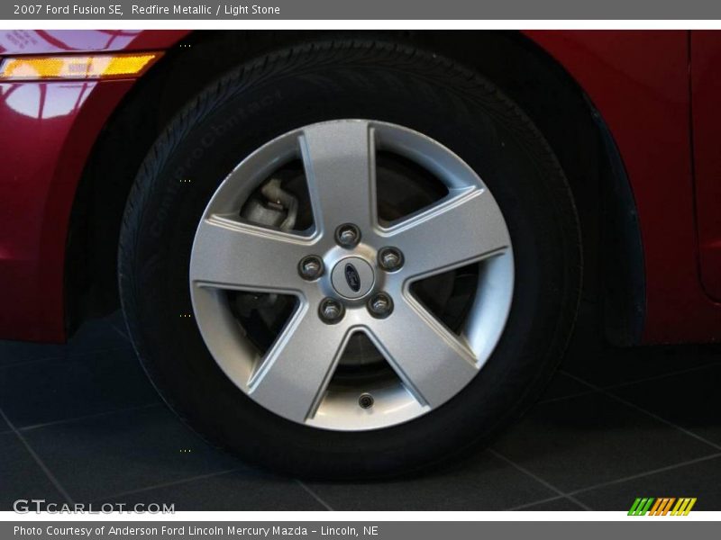 Redfire Metallic / Light Stone 2007 Ford Fusion SE