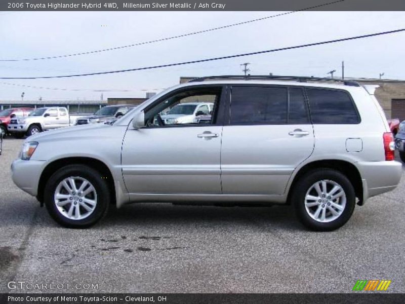 Millenium Silver Metallic / Ash Gray 2006 Toyota Highlander Hybrid 4WD