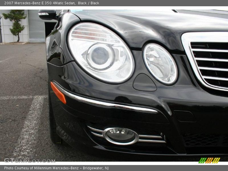 Black / Black 2007 Mercedes-Benz E 350 4Matic Sedan