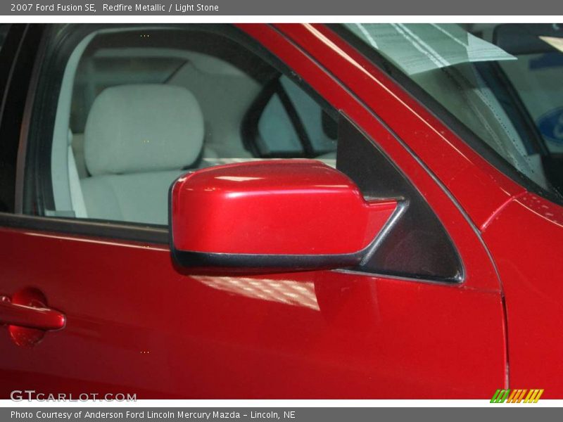 Redfire Metallic / Light Stone 2007 Ford Fusion SE