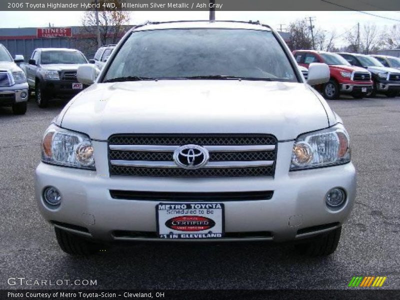 Millenium Silver Metallic / Ash Gray 2006 Toyota Highlander Hybrid 4WD