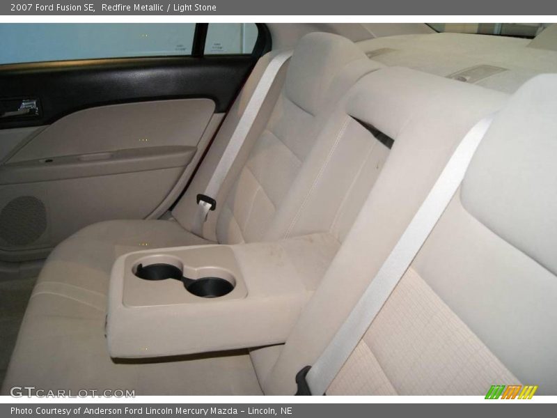 Redfire Metallic / Light Stone 2007 Ford Fusion SE