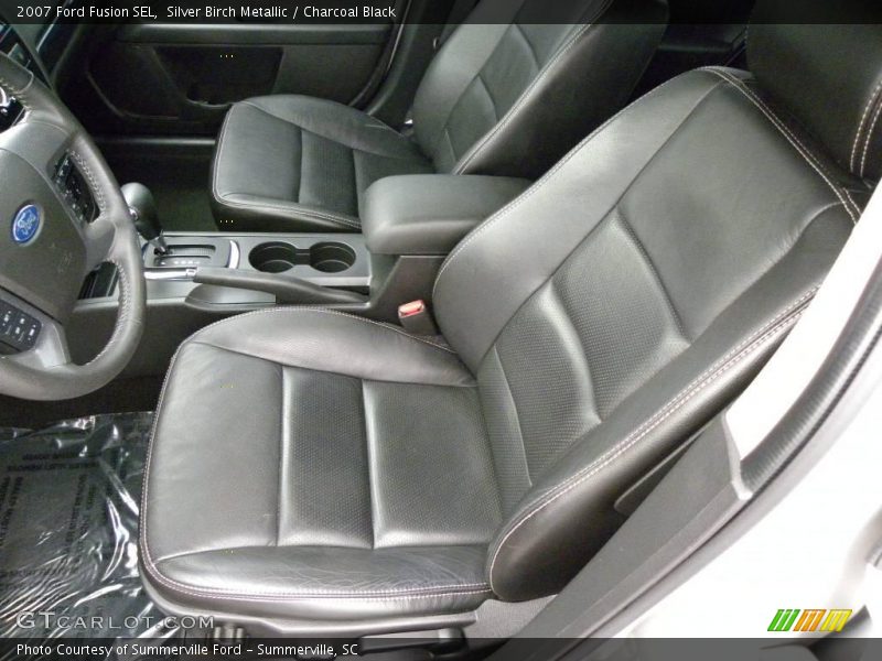 Silver Birch Metallic / Charcoal Black 2007 Ford Fusion SEL