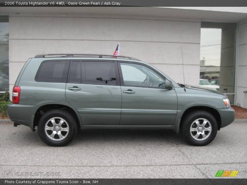 Oasis Green Pearl / Ash Gray 2006 Toyota Highlander V6 4WD