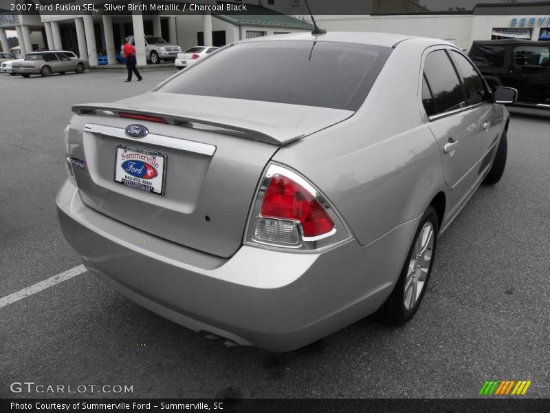 Silver Birch Metallic / Charcoal Black 2007 Ford Fusion SEL