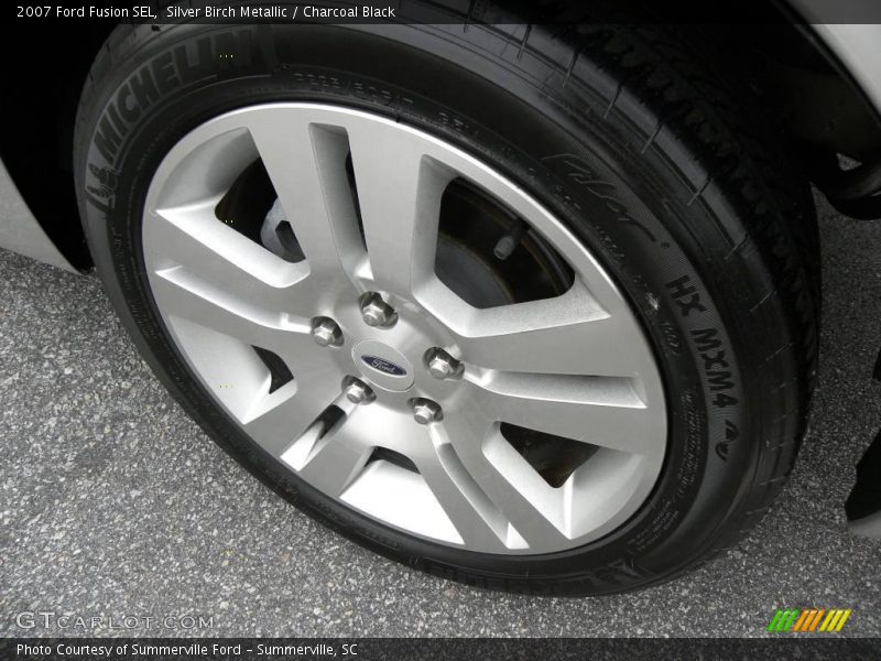 Silver Birch Metallic / Charcoal Black 2007 Ford Fusion SEL