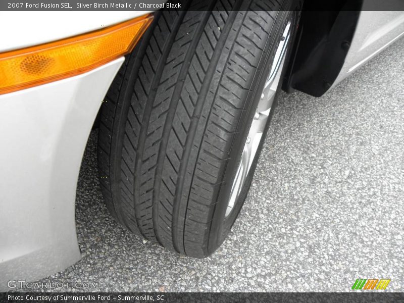 Silver Birch Metallic / Charcoal Black 2007 Ford Fusion SEL