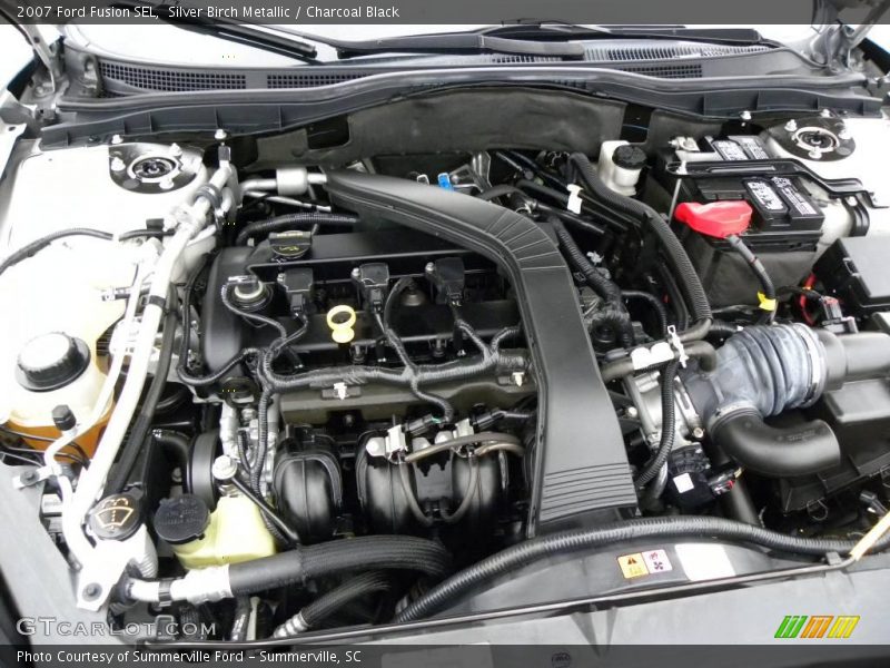 Silver Birch Metallic / Charcoal Black 2007 Ford Fusion SEL