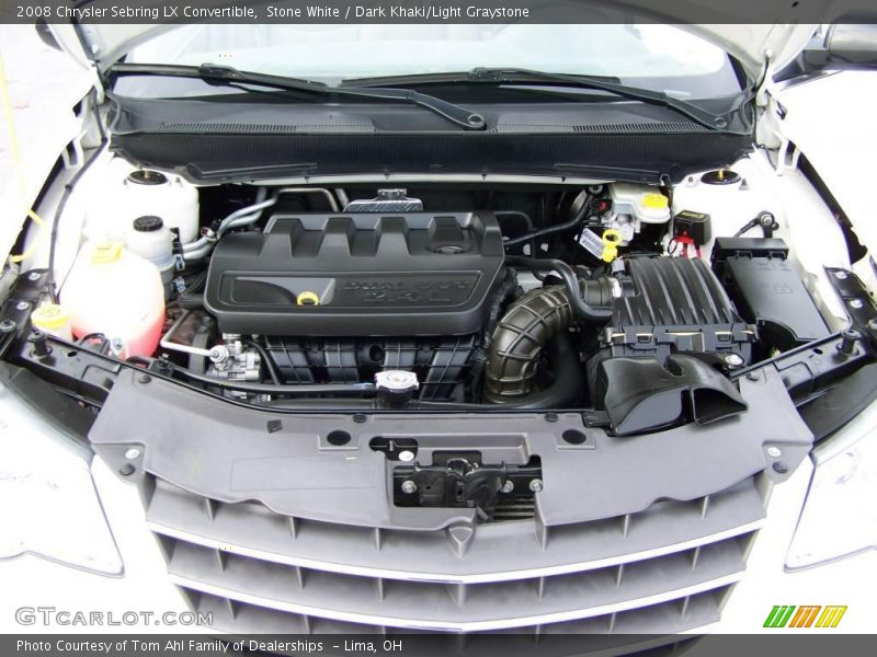 Stone White / Dark Khaki/Light Graystone 2008 Chrysler Sebring LX Convertible