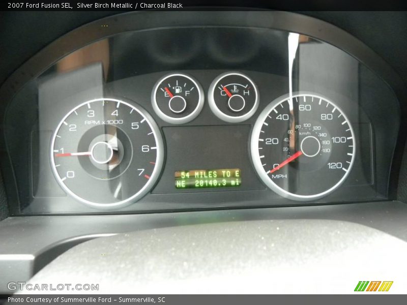 Silver Birch Metallic / Charcoal Black 2007 Ford Fusion SEL