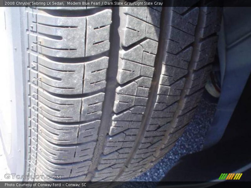 Modern Blue Pearl / Dark Slate Gray/Light Slate Gray 2008 Chrysler Sebring LX Sedan