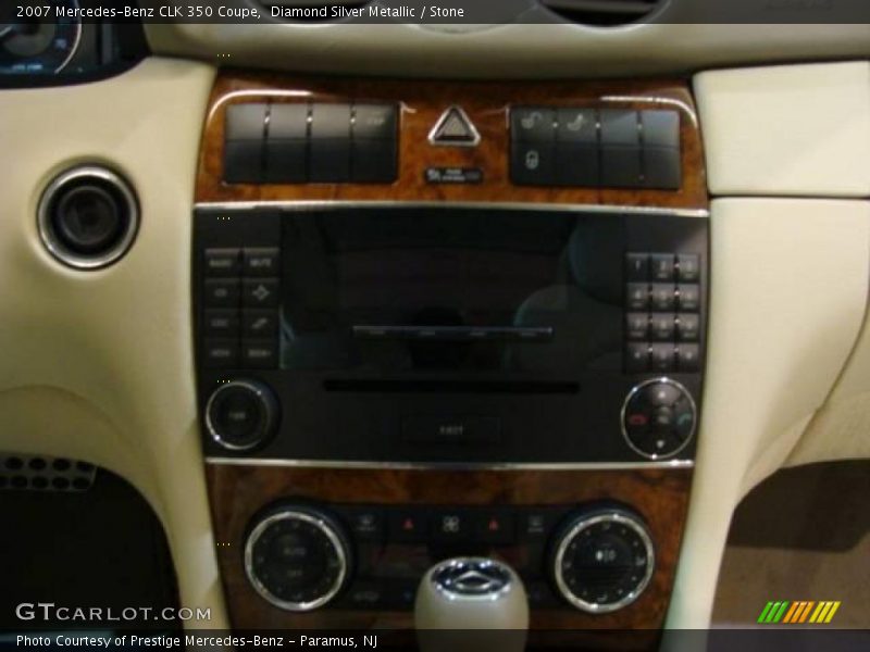 Diamond Silver Metallic / Stone 2007 Mercedes-Benz CLK 350 Coupe