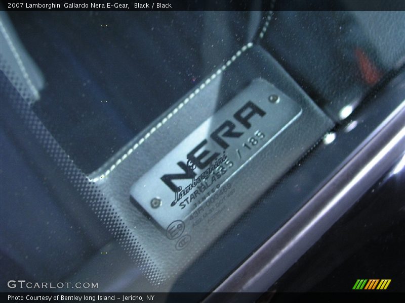 Black / Black 2007 Lamborghini Gallardo Nera E-Gear