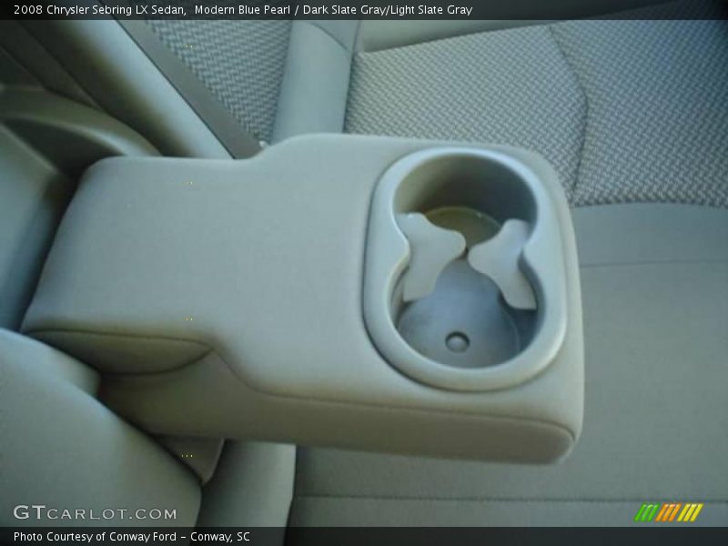 Modern Blue Pearl / Dark Slate Gray/Light Slate Gray 2008 Chrysler Sebring LX Sedan