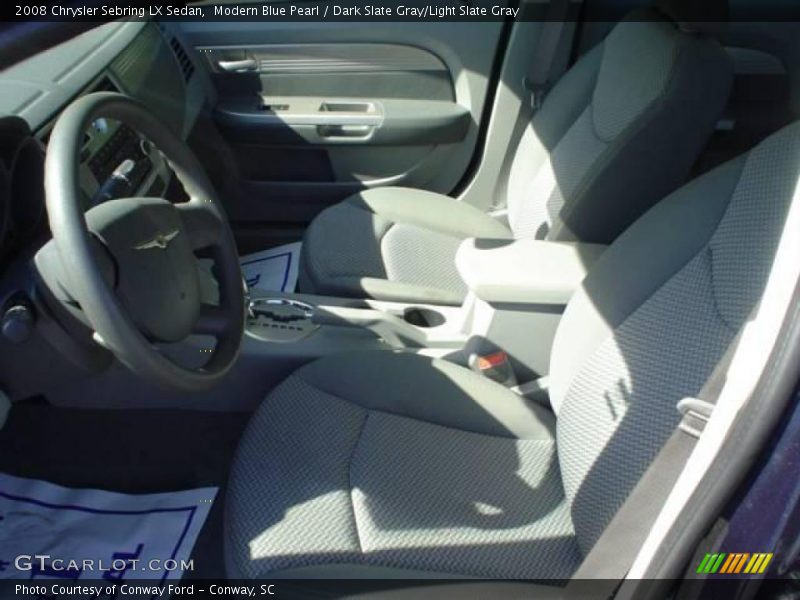 Modern Blue Pearl / Dark Slate Gray/Light Slate Gray 2008 Chrysler Sebring LX Sedan