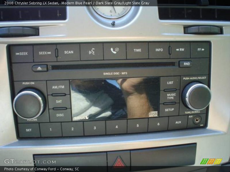 Modern Blue Pearl / Dark Slate Gray/Light Slate Gray 2008 Chrysler Sebring LX Sedan