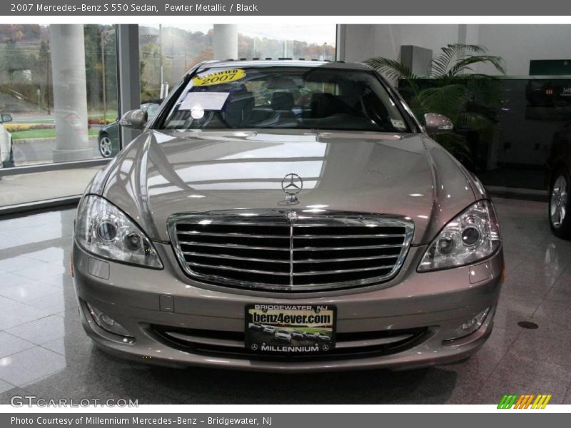 Pewter Metallic / Black 2007 Mercedes-Benz S 550 Sedan