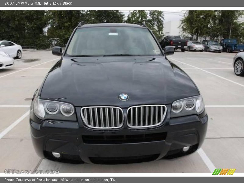 Jet Black / Black 2007 BMW X3 3.0si