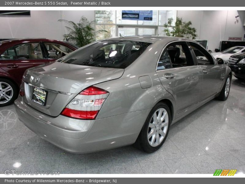 Pewter Metallic / Black 2007 Mercedes-Benz S 550 Sedan