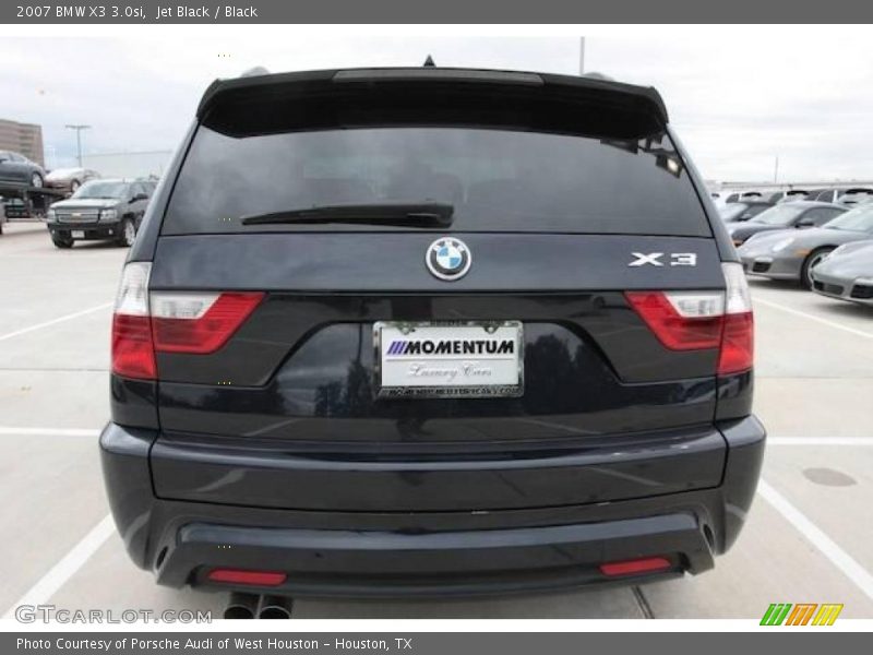 Jet Black / Black 2007 BMW X3 3.0si