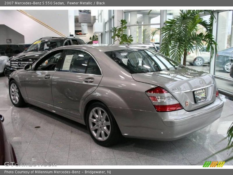 Pewter Metallic / Black 2007 Mercedes-Benz S 550 Sedan