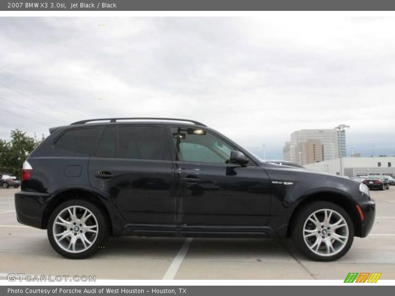 Jet Black / Black 2007 BMW X3 3.0si