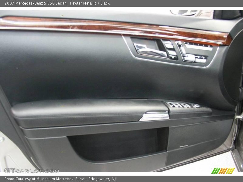 Pewter Metallic / Black 2007 Mercedes-Benz S 550 Sedan