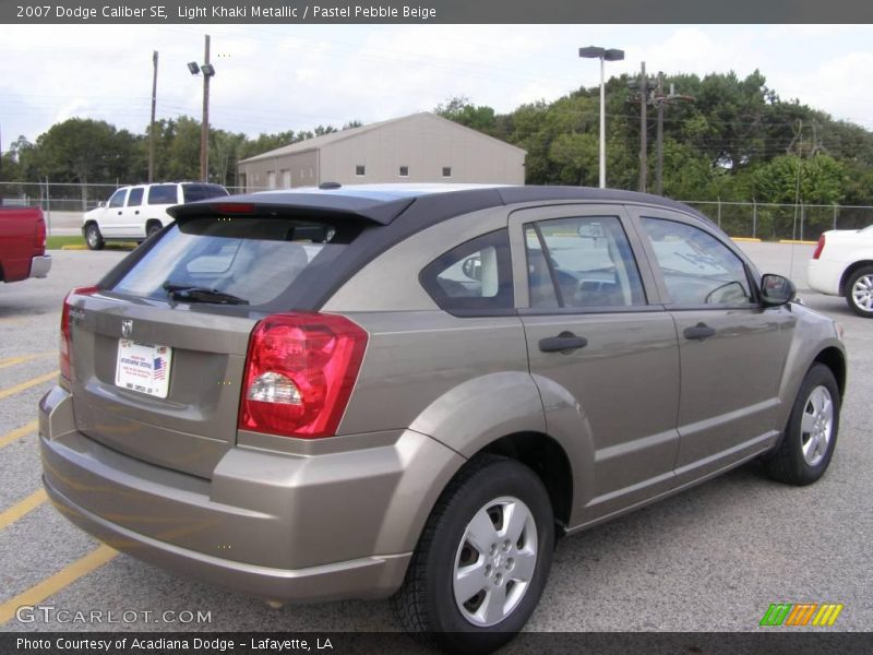 Light Khaki Metallic / Pastel Pebble Beige 2007 Dodge Caliber SE