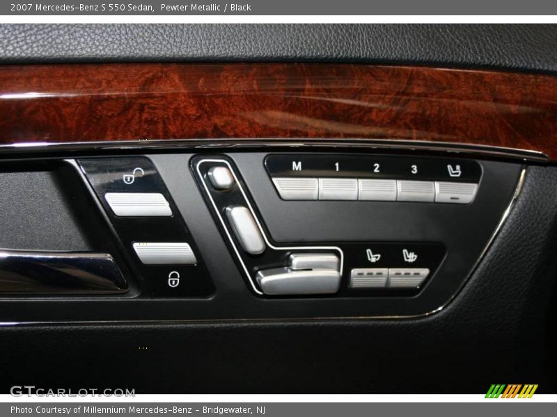 Pewter Metallic / Black 2007 Mercedes-Benz S 550 Sedan
