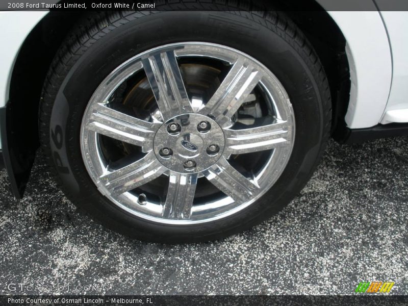 Oxford White / Camel 2008 Ford Taurus Limited
