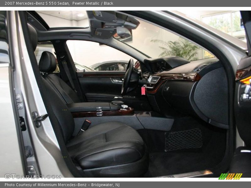 Pewter Metallic / Black 2007 Mercedes-Benz S 550 Sedan