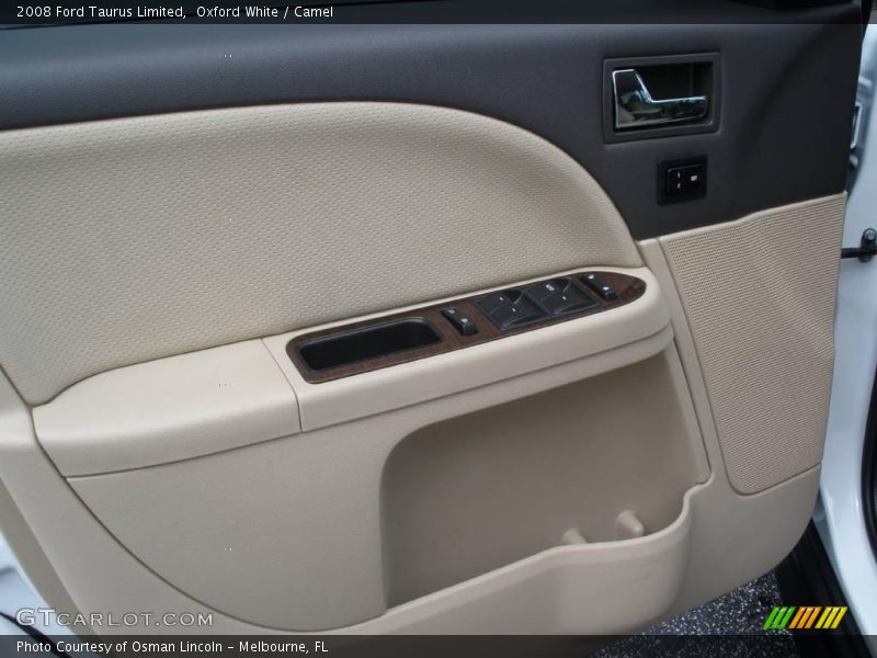 Oxford White / Camel 2008 Ford Taurus Limited