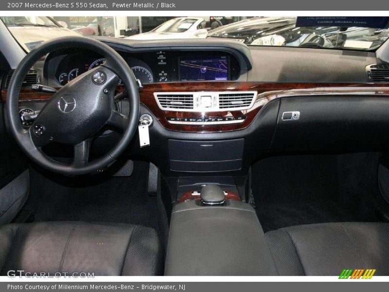 Pewter Metallic / Black 2007 Mercedes-Benz S 550 Sedan