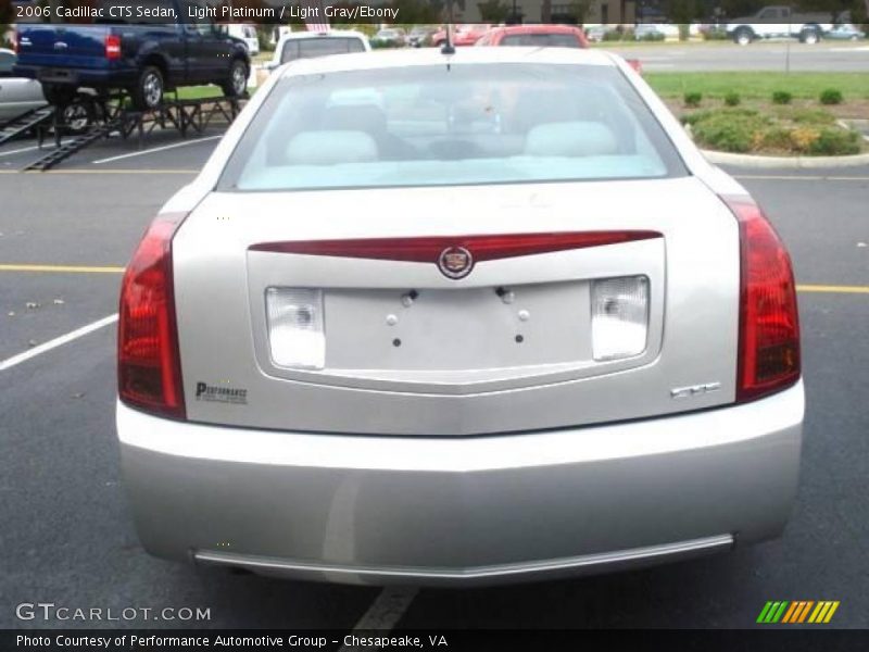 Light Platinum / Light Gray/Ebony 2006 Cadillac CTS Sedan