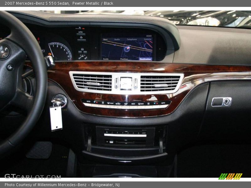 Pewter Metallic / Black 2007 Mercedes-Benz S 550 Sedan