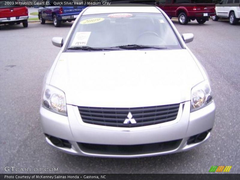 Quick Silver Pearl / Medium Gray 2009 Mitsubishi Galant ES