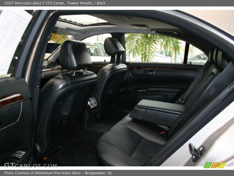 Pewter Metallic / Black 2007 Mercedes-Benz S 550 Sedan