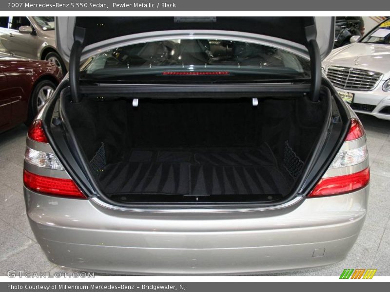 Pewter Metallic / Black 2007 Mercedes-Benz S 550 Sedan
