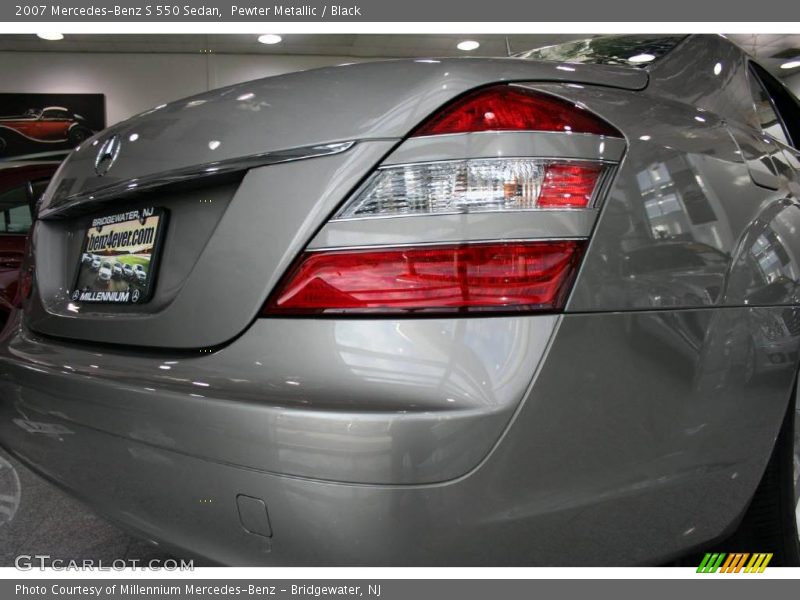 Pewter Metallic / Black 2007 Mercedes-Benz S 550 Sedan