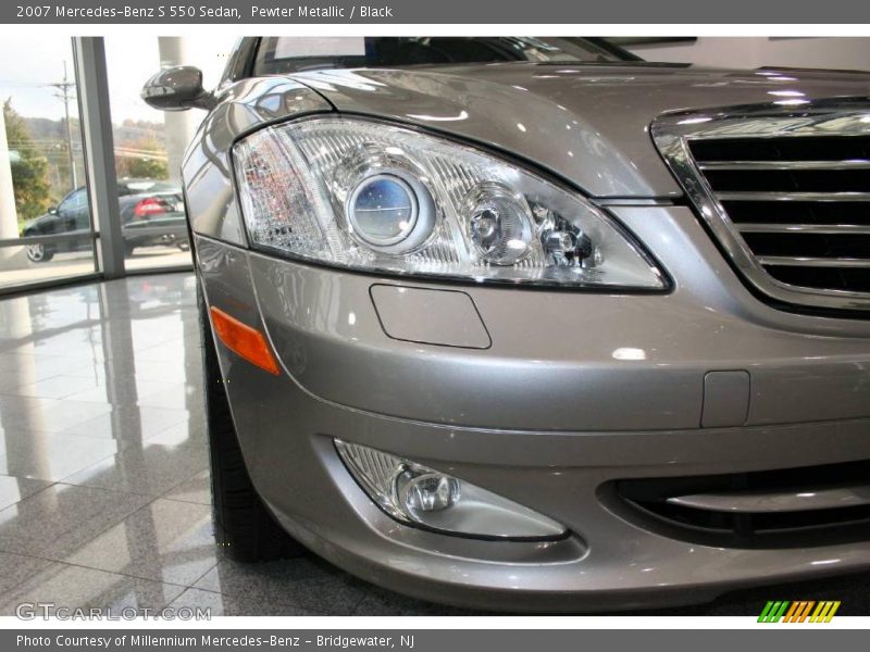 Pewter Metallic / Black 2007 Mercedes-Benz S 550 Sedan