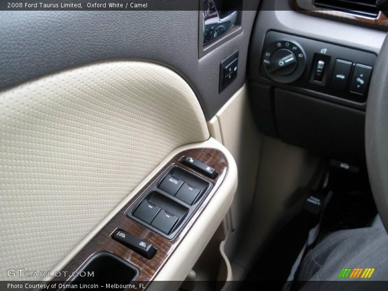 Oxford White / Camel 2008 Ford Taurus Limited
