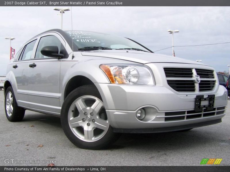 Bright Silver Metallic / Pastel Slate Gray/Blue 2007 Dodge Caliber SXT