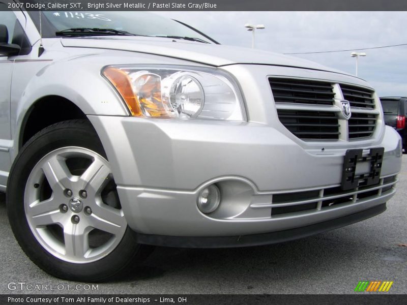 Bright Silver Metallic / Pastel Slate Gray/Blue 2007 Dodge Caliber SXT