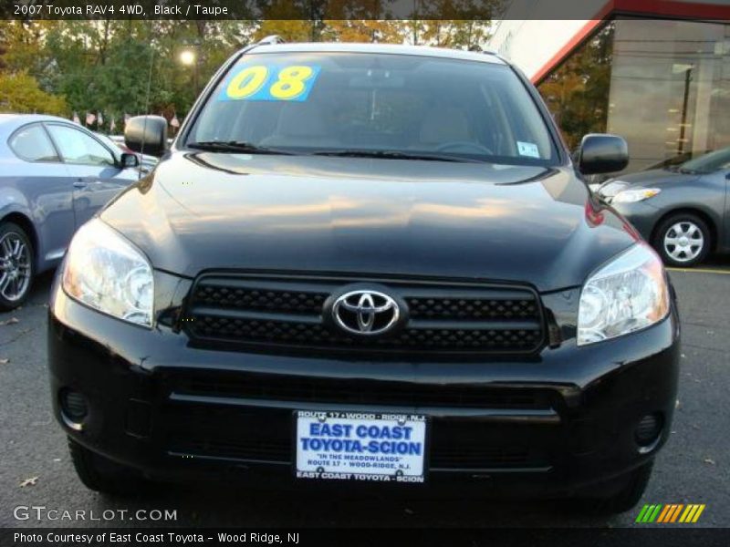 Black / Taupe 2007 Toyota RAV4 4WD