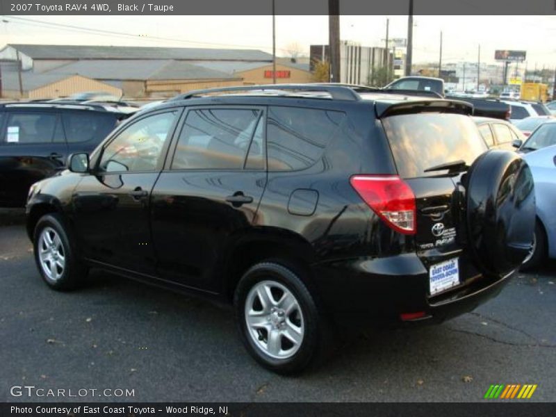 Black / Taupe 2007 Toyota RAV4 4WD