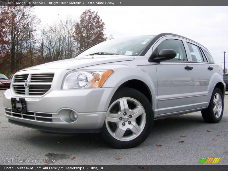 Bright Silver Metallic / Pastel Slate Gray/Blue 2007 Dodge Caliber SXT