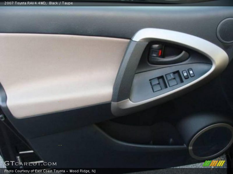 Black / Taupe 2007 Toyota RAV4 4WD