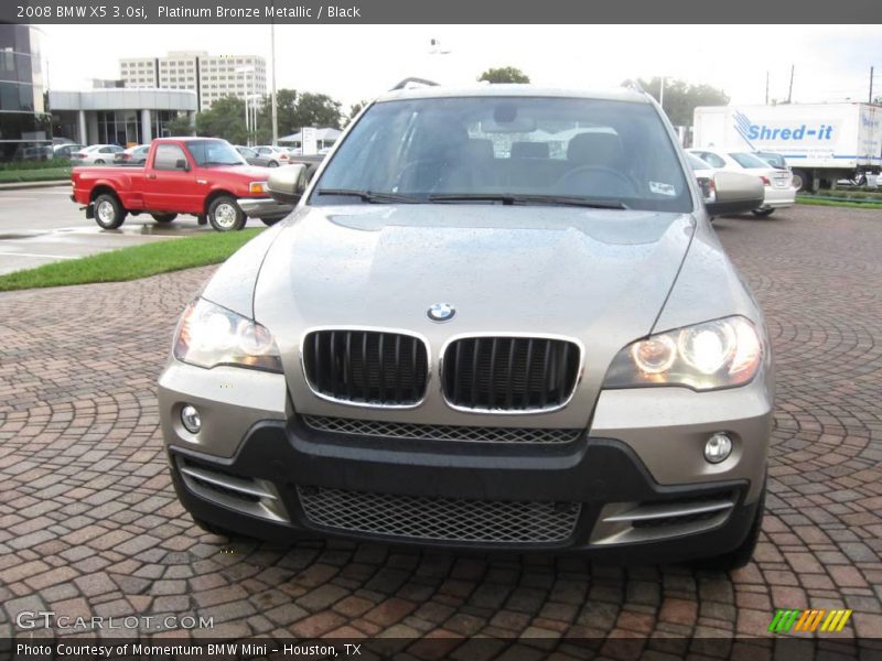 Platinum Bronze Metallic / Black 2008 BMW X5 3.0si